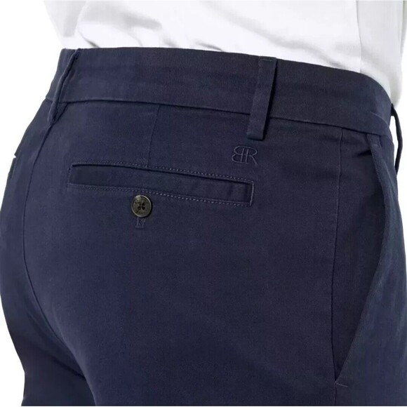 Banana Republic Men’s Cotton Chino Pant 38x34 Blue Slim Straight Fit Stretch NWT - Picture 4 of 7